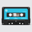 © Igor - Retro audio cassette. Audio tape. Old technology. Realistic vector cassette on a white background.
