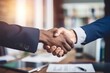 © Nagehan - handshake between two professionals with Generative AI technology