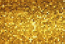 Wallpaper For Seamless Shiny Gold Glitter Holographic Foil Squares Background Texture Abstract Golden Yellow Reflective Mosaic Tinsel Sparkle Tiles Repeat Pattern Christmas Or New Years  Generative Ai