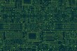 wallpaper for seamless electronics circuit board background texture high tech motherboard pattern in neon lime green and dark turquoise verdigris a fun geeky engineering or computer scie generative ai
