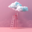 © Hristina Andzic - A ladder plowing the cloud. Generative Ai