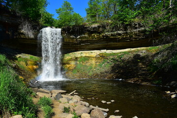 Minnehaha Waterfalls in Minneapolis, Minnesota