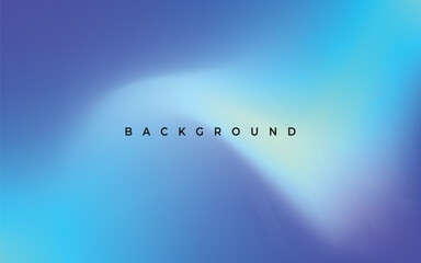 Wall Mural - gradient blue background template design with curve light effect vector graphic