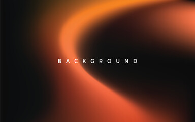 Wall Mural - abstract mesh gradation orange color background template with fluid style vector graphic