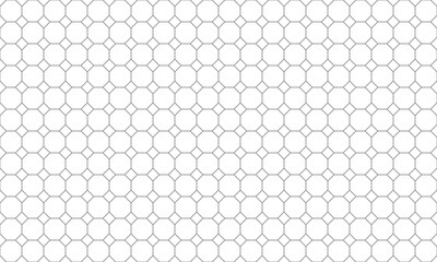 Wall Mural - seamless geometric octagon pattern background. vector repeating texture.