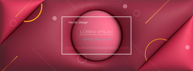 Wall Mural - vector, illustration abstract element with dynamic shape, gradient color, 3d rendering background. m