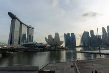Marina Bay Sands In Singapore.