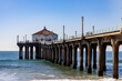 The Manhattan Beach pier in California USA on February 9th 2023