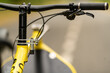 Close up of an electric bike. Selective focus.