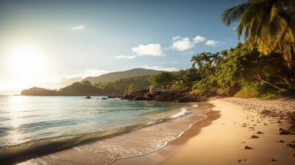 Wall Mural - Beach on a tropical island