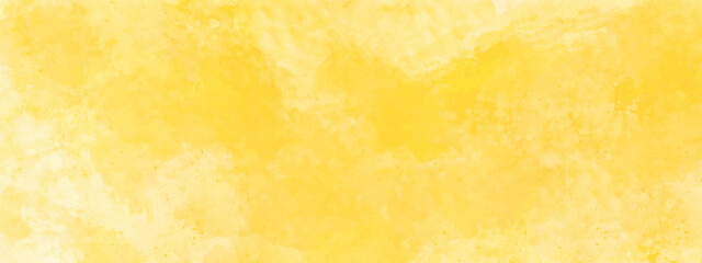 Abstract bright texture of yellow paint background. Yellow paint background, beautiful watercolor background for your design. Vector EPS 10