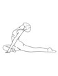 © BunpaengArt - Continuous one line drawing of yoga woman poses. Vector illustration.