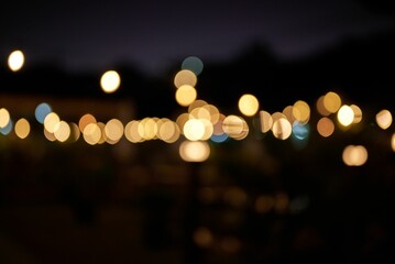 Beautiful shot of a glowing bokeh background for wallpapers