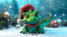 Christmas Green Dragon