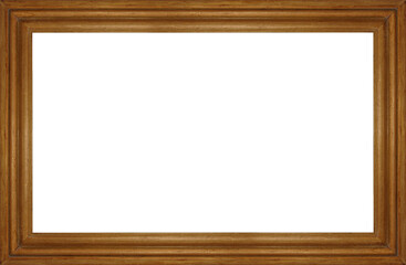 Brown wooden frame