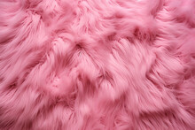 Pink Fur Background Generative AI