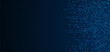 Digital technology background. Digital data dots blue pattern pixel background