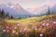© zoloft - meadow and mountains Generative Ai