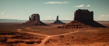 Monument Valley In The United States - Amazing Travel Photography - Made With Generative AI Tools