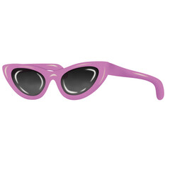 Purple sunglasses watercolor .	
