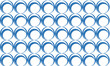 © AuntieCW - blue and white background with circles, Circle pattern of Blue and dark blue, repeat, replete pattern, endless pattern design for fabric printing