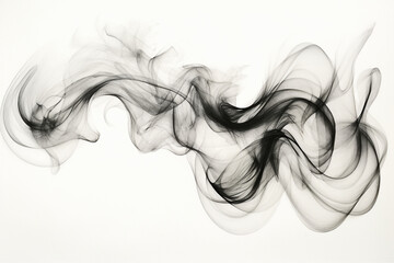 Aufkleber -  A series of abstract ink drawings of an object, using flowing lines and organic forms to capture its essence and evoke a sense of movement.   Generative AI technology.