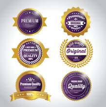 Premium Quality Retro Vintage Purple Labels Collection