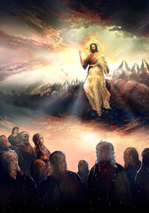 Wall Mural - The ascension of Jesus Christ