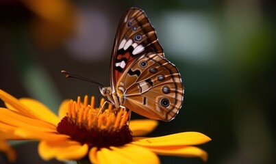 Wall Mural - butterfly on flower HD 8K wallpaper Stock Photography Photo Image