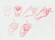 © Supharp - hand drawn illustration pencil color drawing for card study illustration