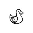 bird icon. design sign simple icon
