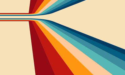 Vintage Striped Backgrounds, Posters, Banner Samples, Retro Colors from the 1970s 1980s, 70s, 80s, 90s. retro vintage 70s style stripes background poster lines. shapes vector design graphic 1980s