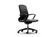 Ergonomic leather office desk chair with adjustable settings for comfort and posture support, isolated on a white background, generative ai

