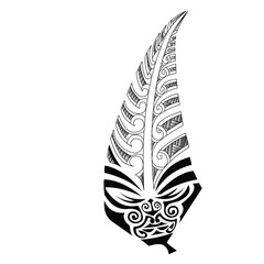 Maori Polynesian Hawaiian pattern tattoo design illustrations