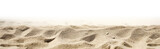 Fototapeta Konie - close-up of sand on the beach on a transparent background. generative AI.