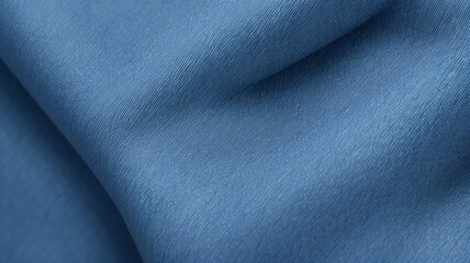 A Depiction of a Blue Fabric With A Slight Pattern