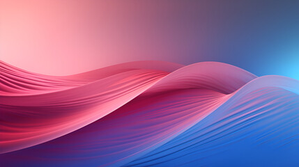 Wall Mural - blue and pink gradient background, wave, texture, wallpaper Generative AI