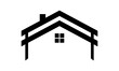 icon house silhouette logo