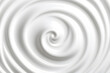 Texture of milk yogurt or cream with vortex surface, abstract background, Generative AI illustration