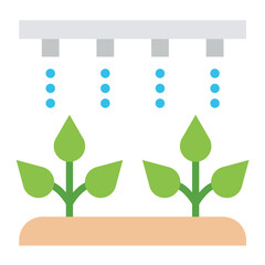 Sticker - Irrigation Flat Icon