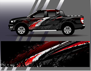  Car wrap design vector..Graphic abstract stripe racing background designs for vehicle, rally, race, adventure and car racing livery