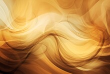 Soft Yellow And Brown Abstract Background, Generative Ai
