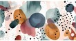 © VICHIZH - print banner minimal art texture background modern abstract poster contemporary scandinavian. Generative AI.