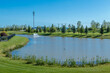 The Willows golf course and homes in Saskatoon, Saskatchewan