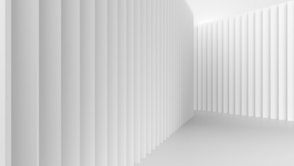 Wall Mural - 3D illustration Zigzag Relief