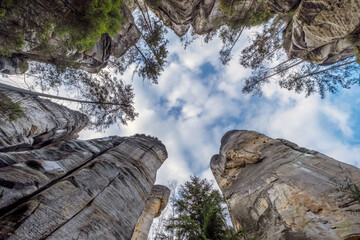 Adrspach-Teplice landscape mountain park