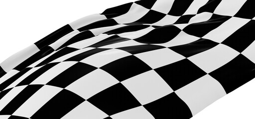 grid abstract background chess checkered flag finish line victory 3d rendering