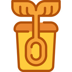 zero waste two tone icon