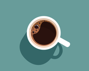 coffee vector art illustration cartoon design