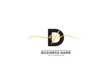 Creative Luxury DEP Ed Business Feminine Logo Icon